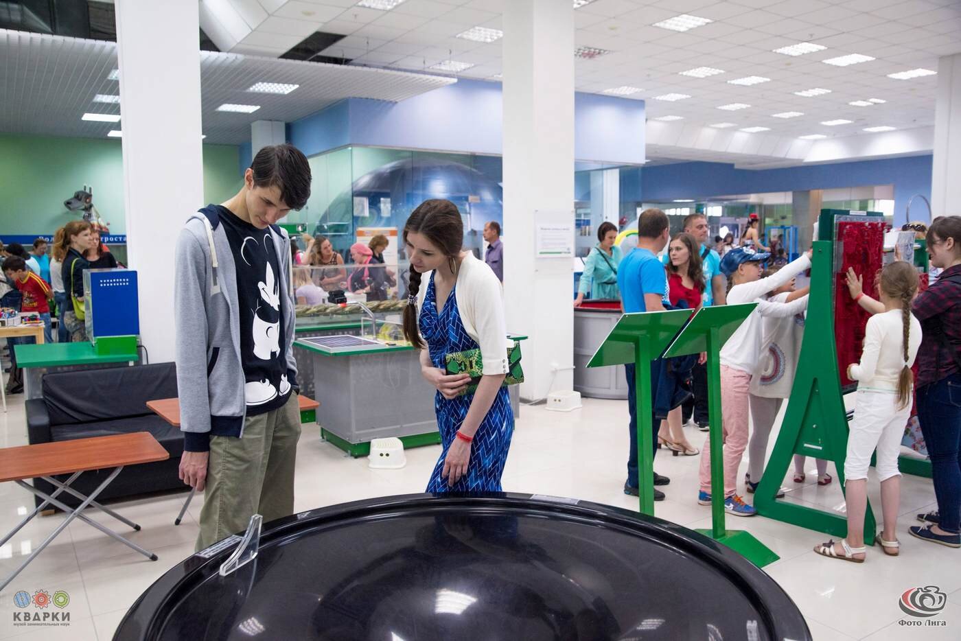 физические эксперименты в музее Кварки
